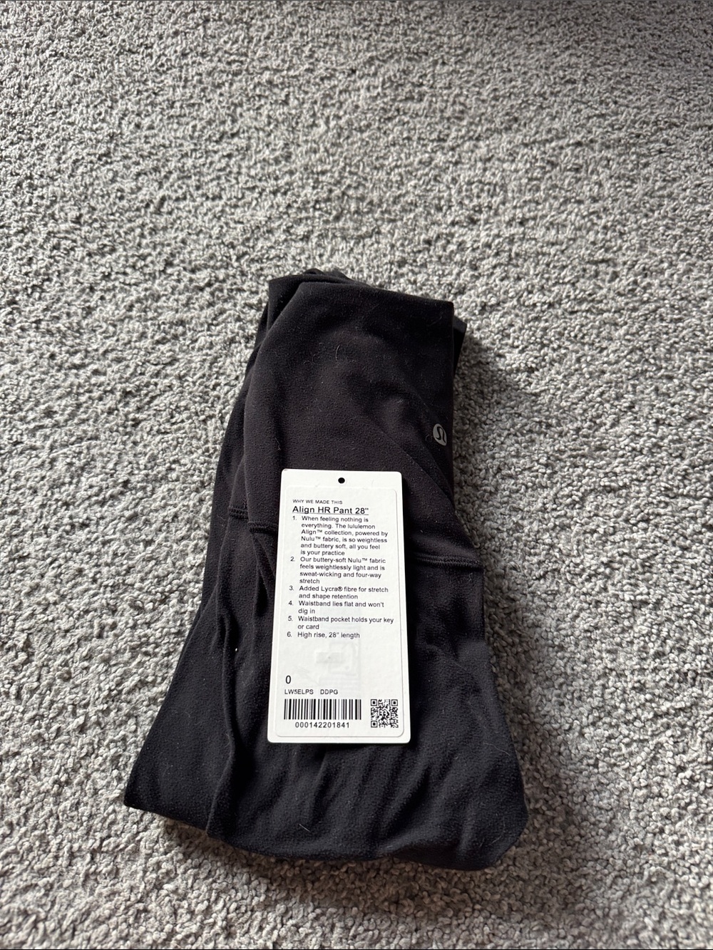 lululemon Align HR Pant 28" in Black